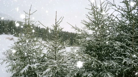 4k, New Year,christmas,3d winter background Video stock 47123311