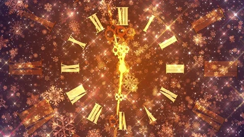 4k New Years clock. 30 Second Countdown 스톡 동영상 120697667