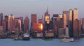 4K New York City Skyline Approaching Sunset 2 4k or 4k+ Resolution