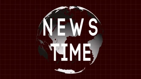 4K News Time Animation |Loopable Stock Footage 110704422