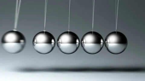 4K Newton's cradle Stock Footage 38490065