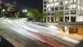4K Night Cityscape Time Lapse 14 Pan L Traffic in LA Downtown 4k or 4k+ Resolution