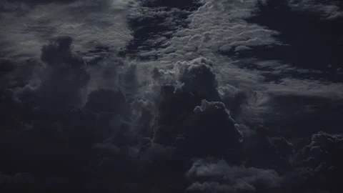 4K Night clouds timelapse, Bali Stock Footage 267602563