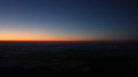 4K night drone shot Stock Footage 118235356