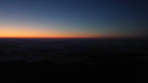 4K night drone shot Stock Footage 118236173