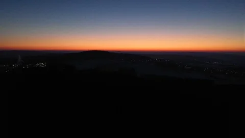 4K night drone shot Stock Footage 118236536