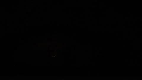 ​4K Night Thunderstorm with Lightning Flashes on Horizon Video stock 338322403