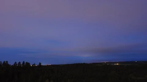 4K Night Time Lapse of Cloud Waves and Wind Shear 스톡 동영상 54713087