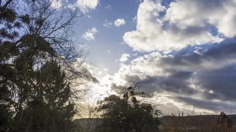 4K Normandy landscape and sunset Timelapse Stock Footage 84916078