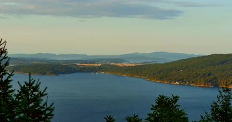 4K North Sidney Peninsula, Vancouver Island, British Columbia Stock-Footage 61362233