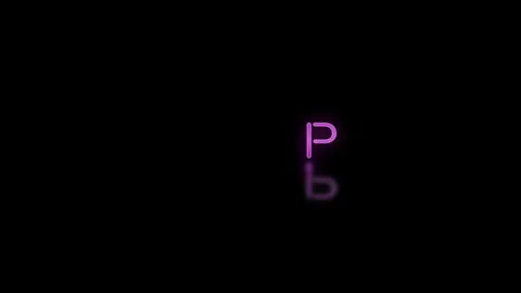 4K Now Open Neon Text Stock Footage 244911015