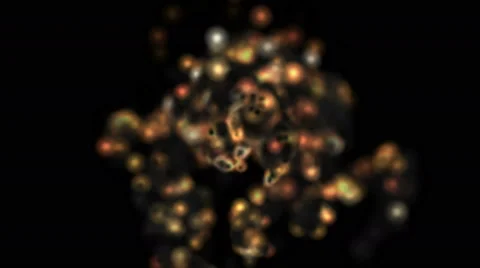 4k Nuclear blast.horror hell pollution accident,smoke firework lava explosion. Stock Footage 49937648