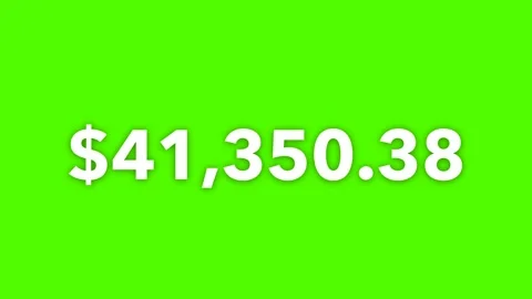 4K Number Counter Transparent Background for Amount Concepts Stock Footage 316835109