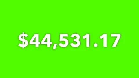 4K Number Counter Transparent Background for Amount Concepts Stock Footage 316835110