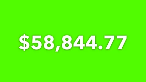 4K Number Counter Transparent Background for Amount Concepts Stock Footage 316835579