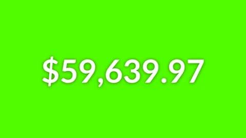 4K Number Counter Transparent Background for Amount Concepts Stock Footage 316835664