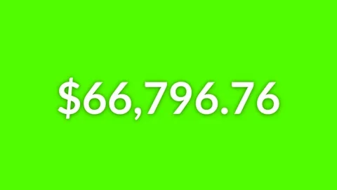 4K Number Counter Transparent Background for Amount Concepts Stock Footage 316835764