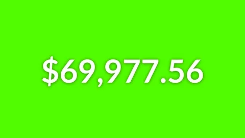 4K Number Counter Transparent Background for Amount Concepts Stock Footage 316835839