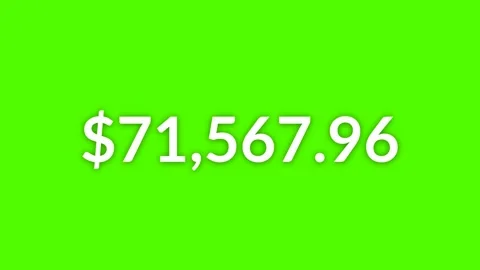 4K Number Counter Transparent Background for Amount Concepts Stock Footage 316835855