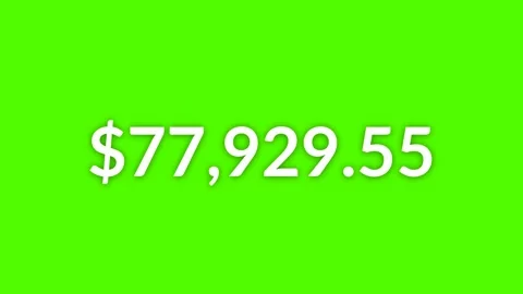 4K Number Counter Transparent Background for Amount Concepts Stock Footage 316835896