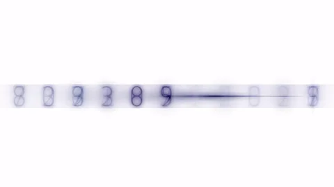 4k Numbers scrolling across screen finance digital tech data background. Stock Footage 71364510
