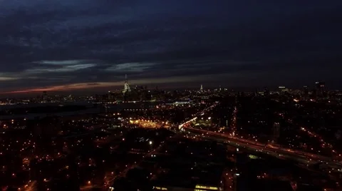4k NYC at night Stock Footage 50361563