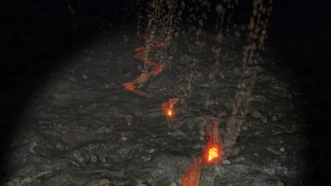 4K Ocean Floor Opening Stock Footage 151222680