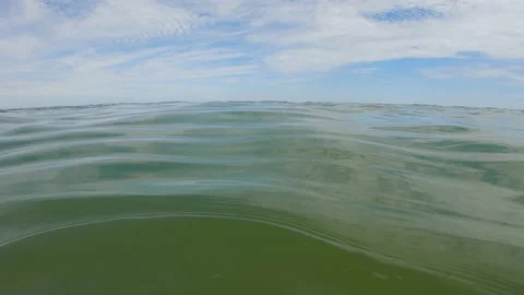 4K Ocean Point of View Footage Vídeos de archivo 203565830