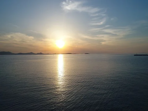 4K Ocean Sunset in Greece 動画素材 80975630