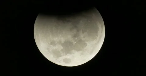 4K October Blood Moon Eclipse Time Lapse Stock Footage 42553919