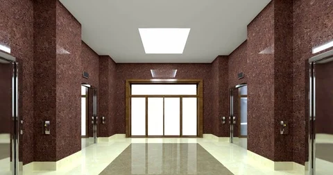 4k. The Office lobby. chromakey. Stock Footage 73132825
