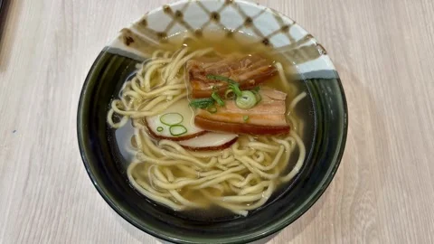4K Okinawa Soba Stock Footage 345369171