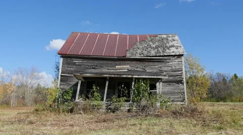 4K - Old house front Video stock 42356273