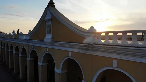 4K old school in old town Video stock 109210882