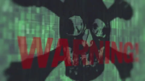 4K: Online Piracy Warning 스톡 동영상 56584647
