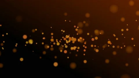 4K Orange circle lights flare bokeh particles background. Stock Footage 231661146