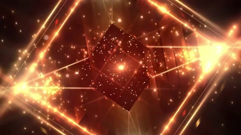 4k Orange Diamond Spin Motion Background Stock Footage 328470548