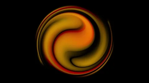 4k Orange Shere Animation Video Video stock 296619632