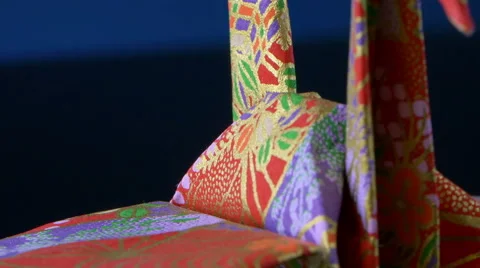 4K origami macro shot Stock Footage 46976295