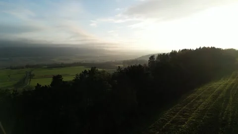 4K over the hills Stock Footage 245718016