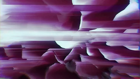 4K Overlay of Data Moshed Glitches, Grain, Static, and Pixel Sorting. Stock Footage 113109614