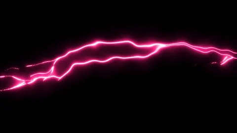 4k Pack Of Four Dynamic Manga Electric Power Fx Video stock 96298045