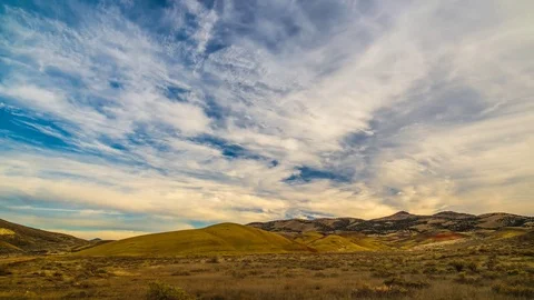 4K Painted Hills Overlook Mitchell OR Vídeos de archivo 70842933