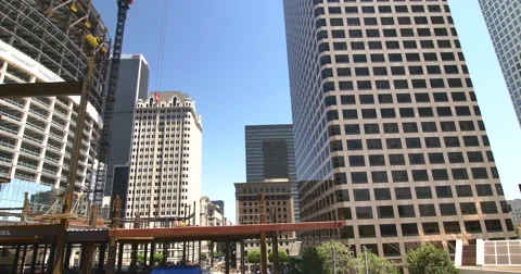 	4k Pan construction site Stock Footage 51058764