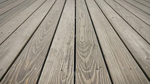 4K pan shot Mock up perspective empty top wooden board. Stock Footage 105106150
