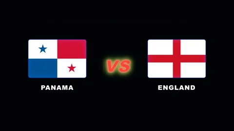 4K Panama vs England Flags Exciting Soccer Display Graphic Video Stock Footage 335688265