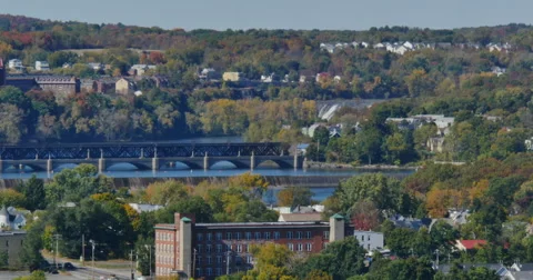 4K, panoramic view of city Vidéo 46666684