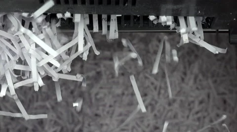 4K Paper Shredder Stock Footage 41863297
