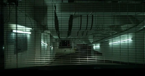 4K Parking Garage Gate Open Stock Footage 93915907