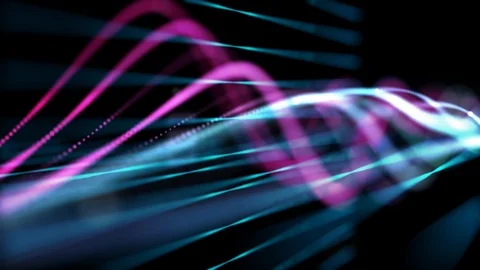 4K Particle Animation Background Video stock 124111449